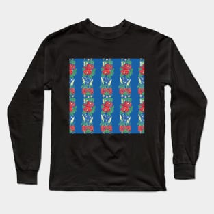 Slavic folklore ribbons blue Long Sleeve T-Shirt